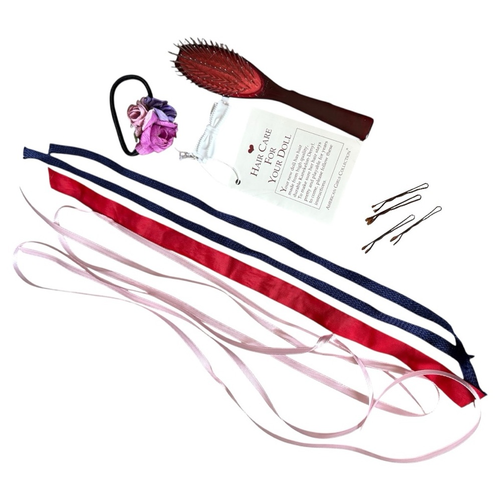 American Girl Doll Hairbrush and accessories